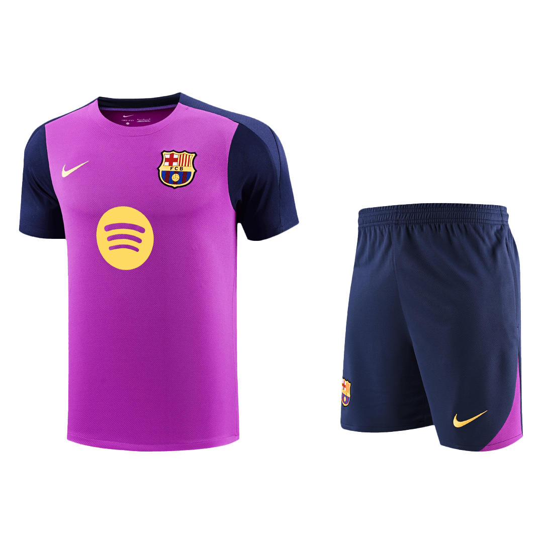 Barcelona Pre-Match Training Soccer Fan Jersey Kit 2025/26 - Pro Jersey Shop