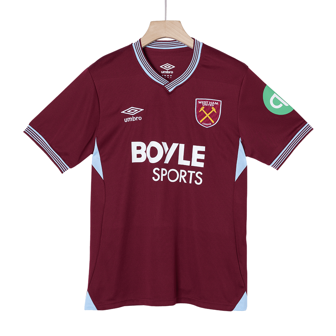 West Ham United Home Soccer Jersey Replica 2025/26 - Pro Jersey Shop