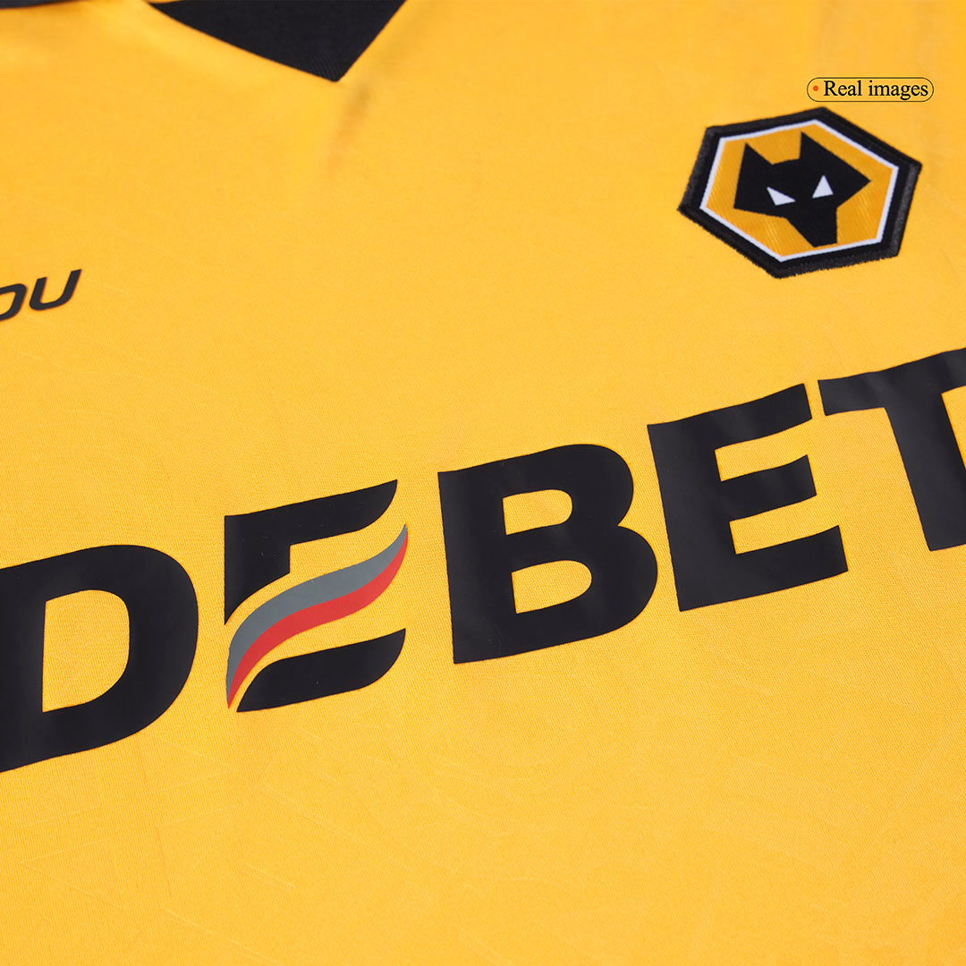 Wolverhampton Wanderers Home Soccer Jersey Replica 2025/26 - Pro Jersey Shop