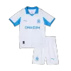 Kids Marseille Home Soccer Jersey Kit (Jersey+Shorts) 2025/26 - Pro Jersey Shop