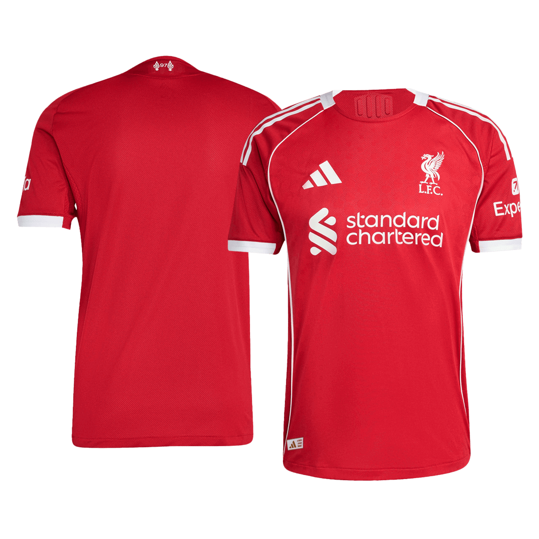 Liverpool Home Soccer Match Jersey 2025/26 - Pro Jersey Shop