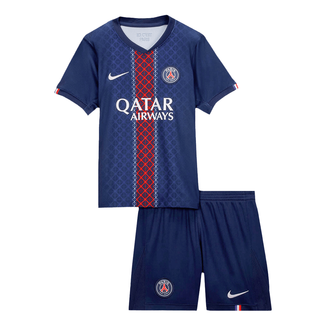 Kids PSG Home Soccer Jersey Kit 2025/26 - Pro Jersey Shop