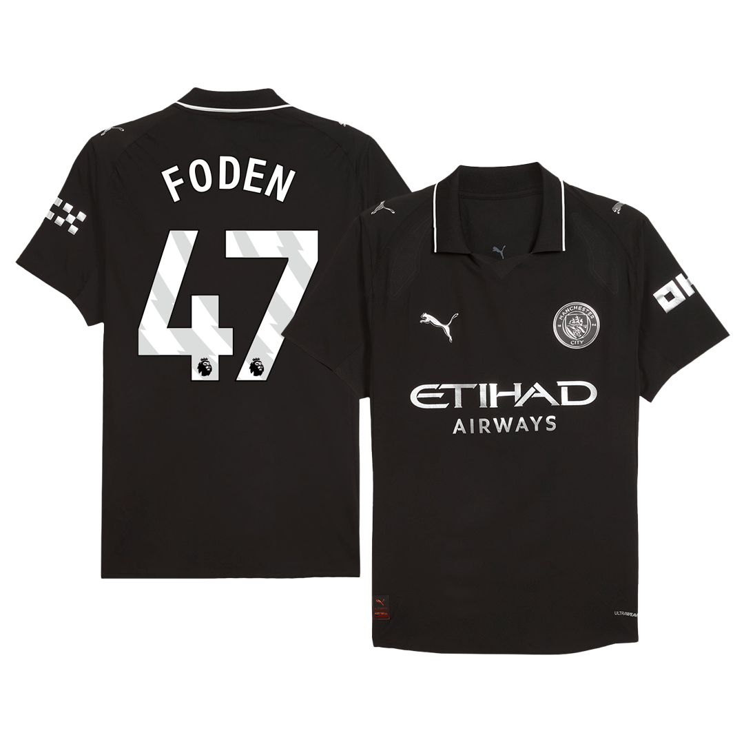 Manchester City FODEN #47 Away Soccer Match Jersey 2025/26 - Pro Jersey Shop