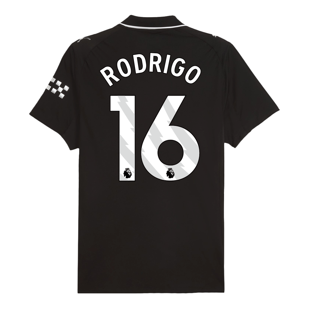 Manchester City RODRIGO #16 Away Soccer Match Jersey 2025/26 - Pro Jersey Shop