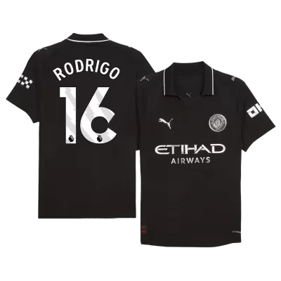 Manchester City RODRIGO #16 Away Soccer Jersey Authentic 2025/26 - Pro Jersey Shop