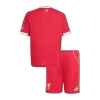 Kids Liverpool Home Soccer Jersey Kit (Jersey+Shorts) 2025/26 - Pro Jersey Shop
