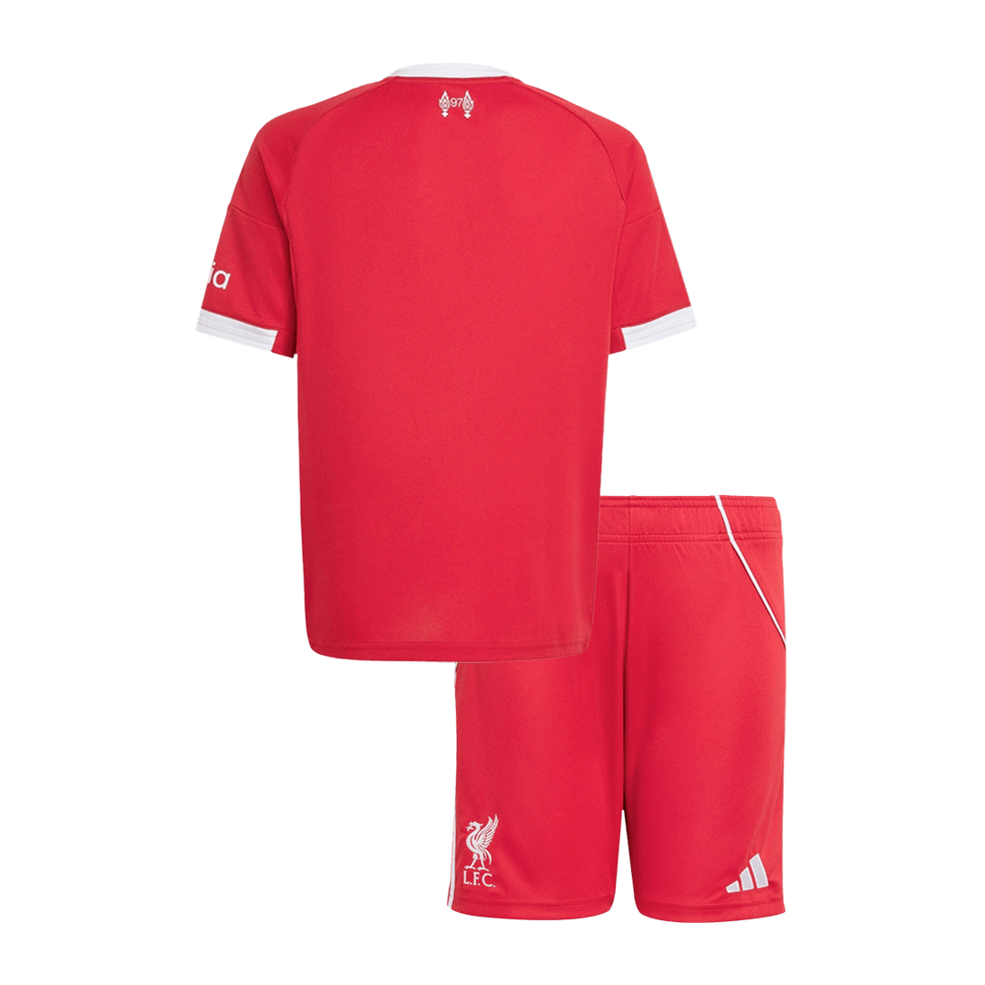 Kids Liverpool Home Soccer Jersey Kit 2025/26 - Pro Jersey Shop