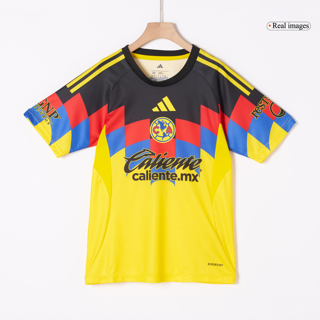 Kids Club America Aguilas Home Soccer Jersey Kit 2025/26 - Pro Jersey Shop