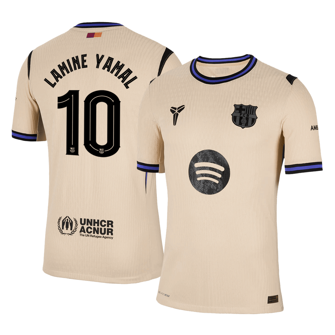 Barcelona LAMINE YAMAL #10 Away Soccer Match Jersey 2025/26 UCL - Pro Jersey Shop