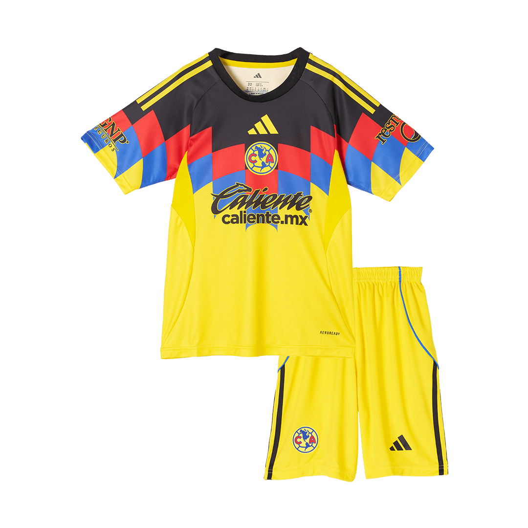 Kids Club America Aguilas Home Soccer Jersey Kit 2025/26 - Pro Jersey Shop