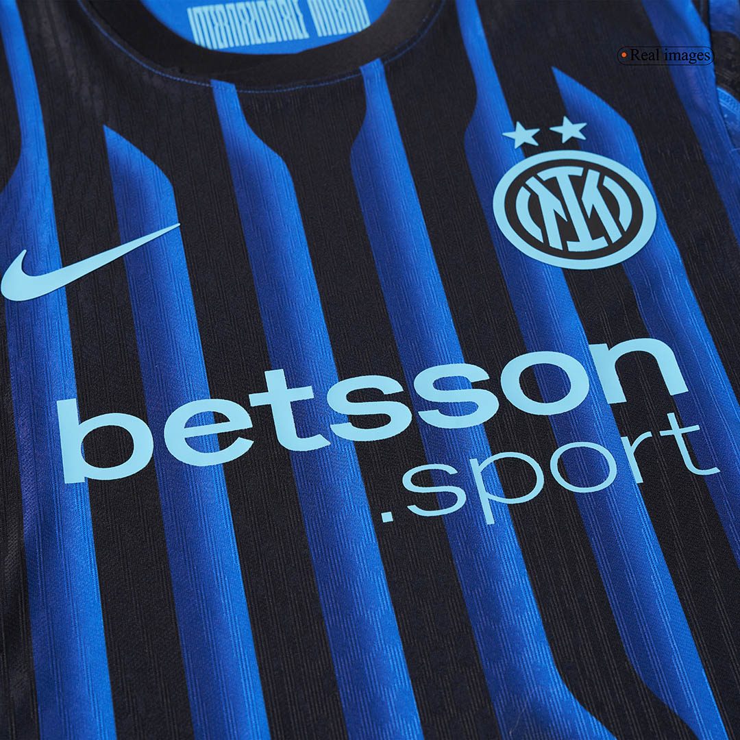 Inter Milan Home Soccer Jersey Authentic 2025/26 - Pro Jersey Shop