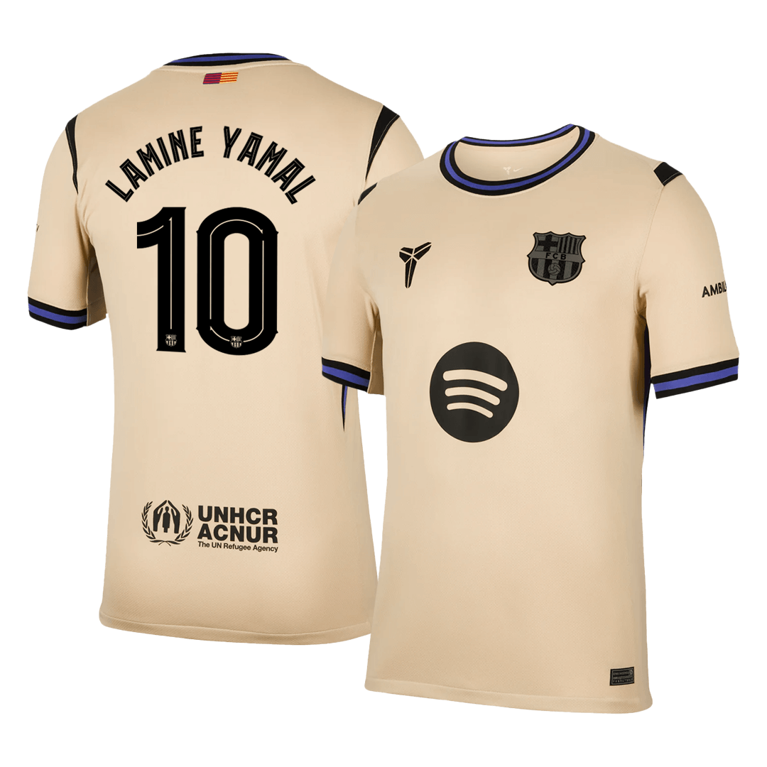 UCL Barcelona LAMINE YAMAL #10 Away Soccer Jersey Replica 2025/26 - Pro Jersey Shop