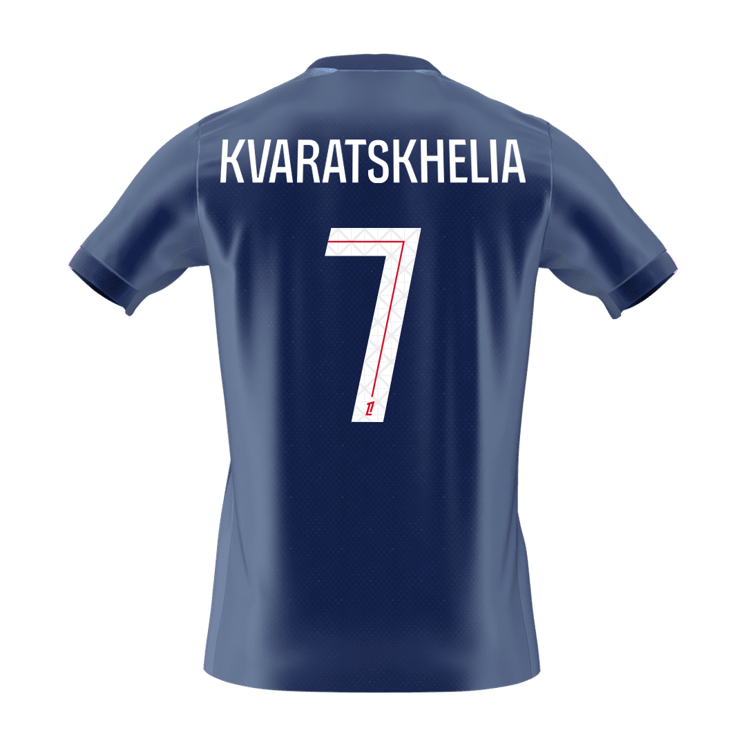 PSG KVARATSKHELIA #7 Home Soccer Fan Jersey 2025/26 - Pro Jersey Shop