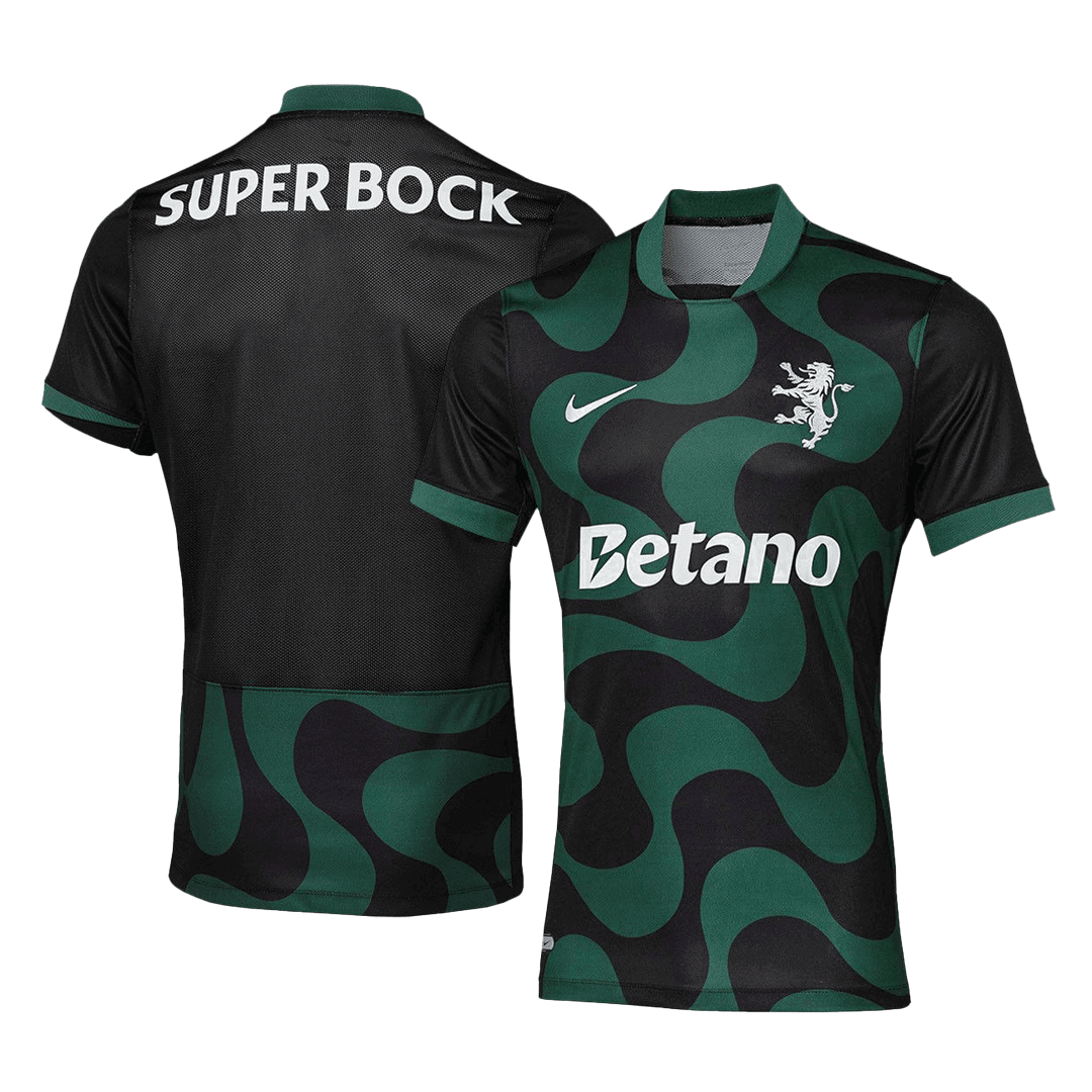Sporting CP Alternative Soccer Jersey 25/26 Black - Pro Jersey Shop
