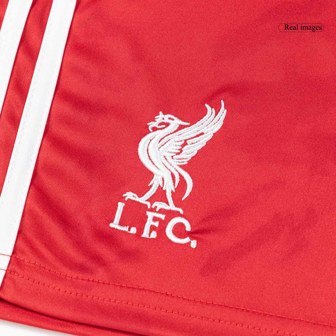 Kids Liverpool Home Soccer Jersey Full Kit 2025/26 - Pro Jersey Shop