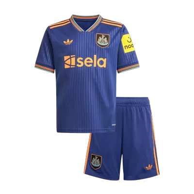 Kids Newcastle United Third Away Soccer Jersey Kit (Jersey+Shorts) 2025/26 - Pro Jersey Shop