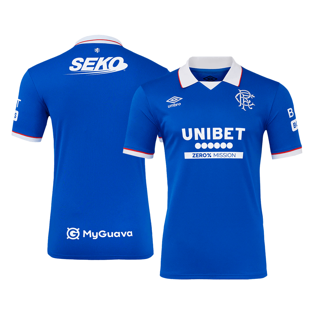 Glasgow Rangers Home Soccer Jersey Replica 2025/26 - Pro Jersey Shop