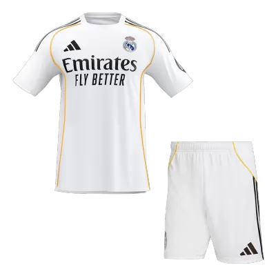Real Madrid Home Soccer Kit (Jersey+Shorts) Replica 2025/26 - Pro Jersey Shop
