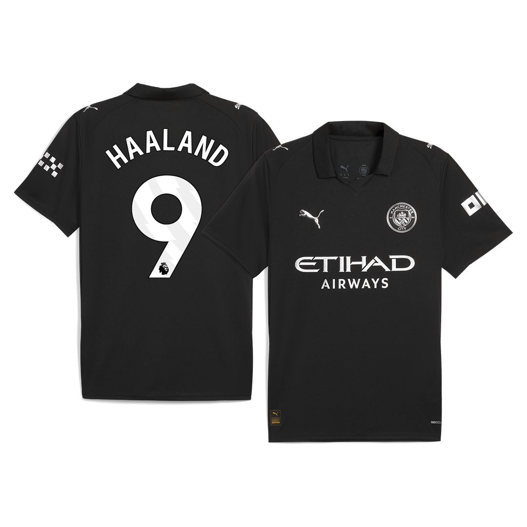 Manchester City HAALAND #9 Away Soccer Fan Jersey 2025/26 - Pro Jersey Shop