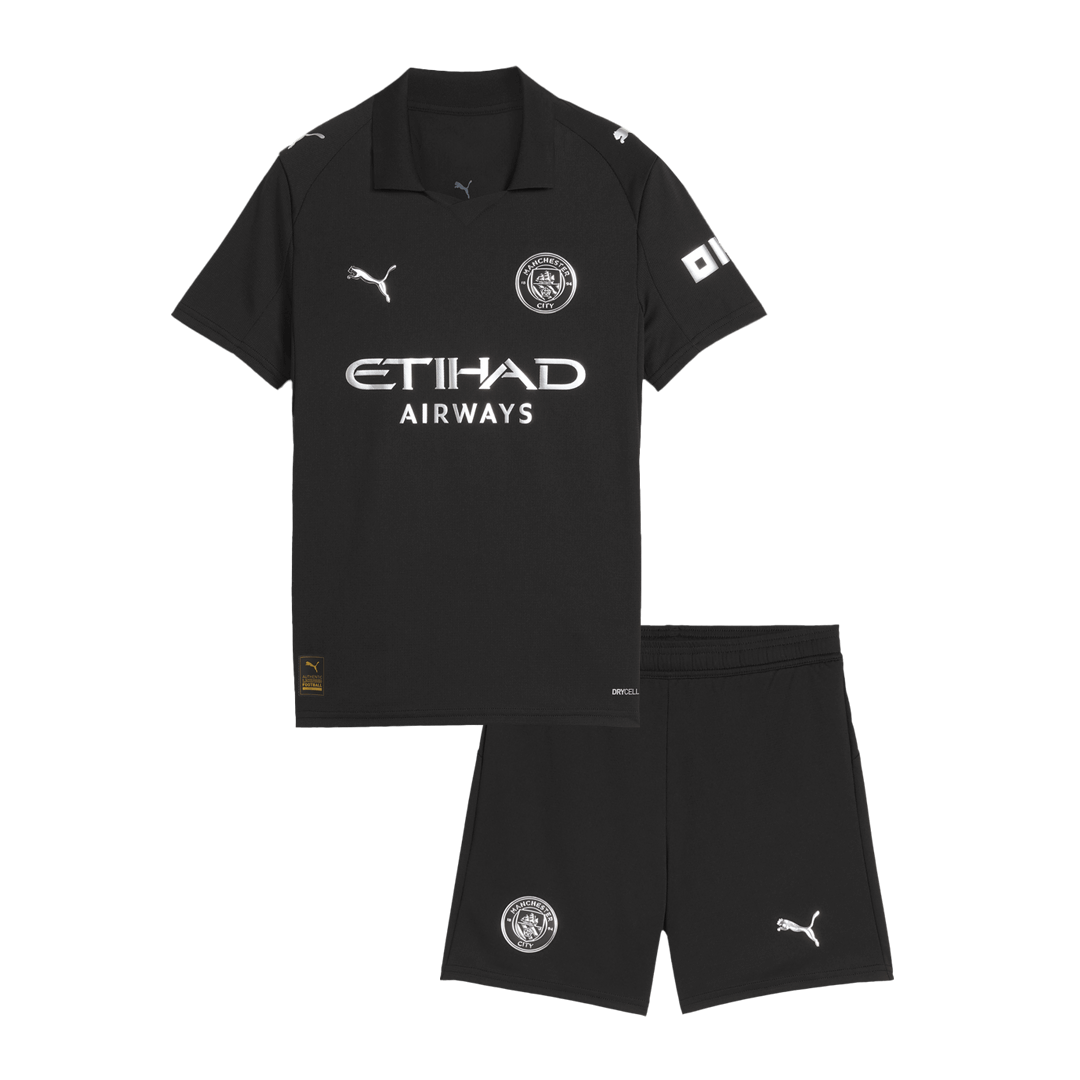 Kids Manchester City Away Soccer Jersey Kit 2025/26 - Pro Jersey Shop