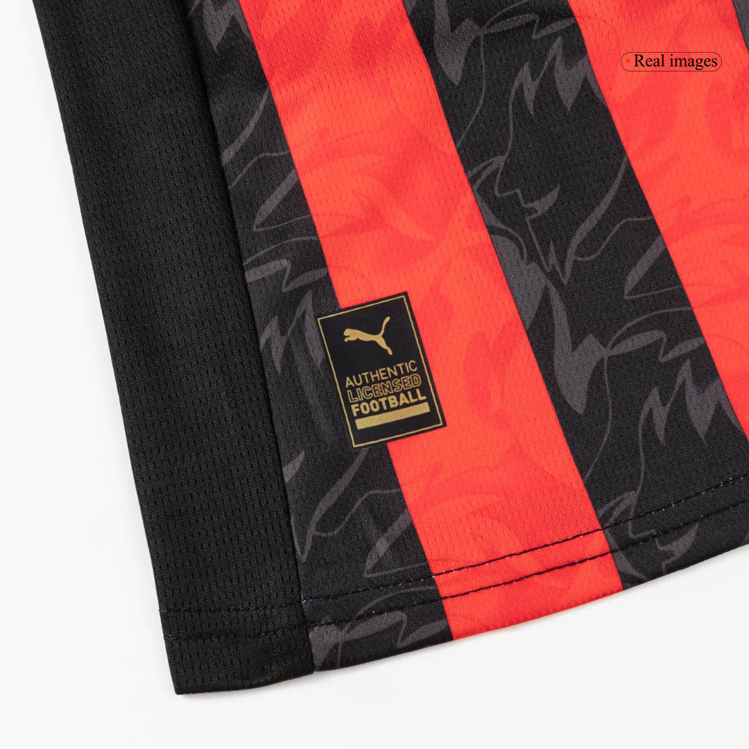 Kids AC Milan Home Soccer Jersey Full Kit 2025/26 - Pro Jersey Shop