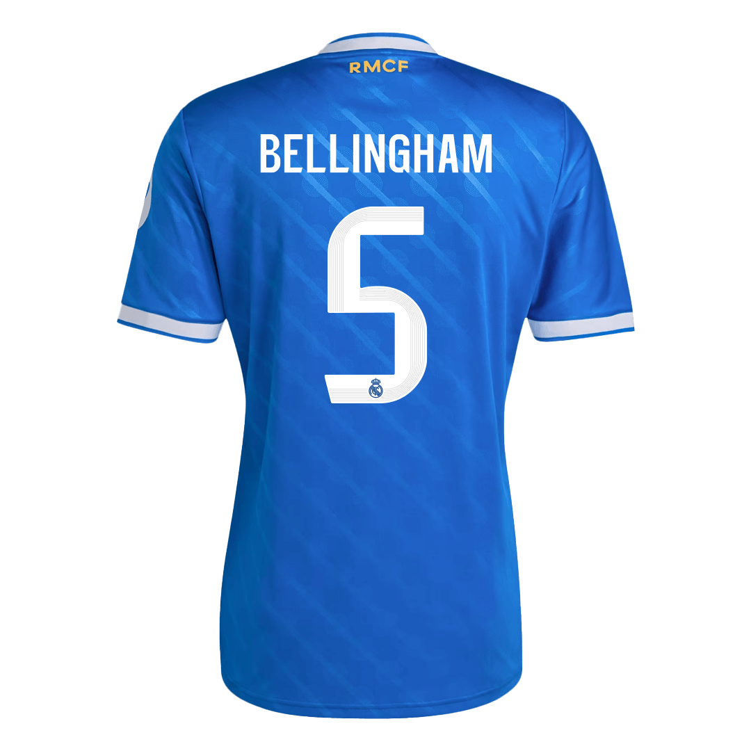 Real Madrid BELLINGHAM #5 Third Away Soccer Fan Jersey 2025/26 - Pro Jersey Shop