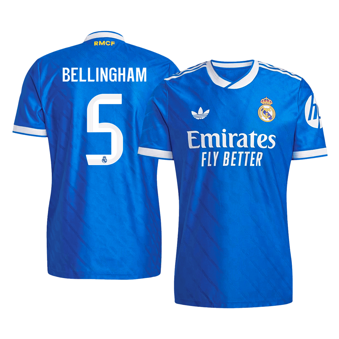 Real Madrid BELLINGHAM #5 Third Away Soccer Match Jersey 2025/26 - Pro Jersey Shop