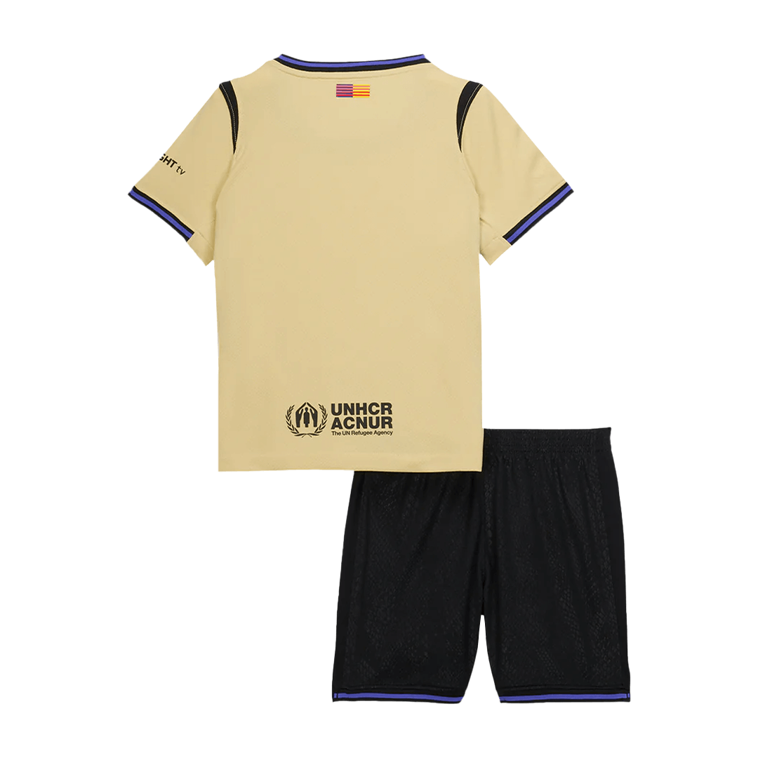 Kids Barcelona x Kobe Away Soccer Jersey Kit 2025/26 - Pro Jersey Shop