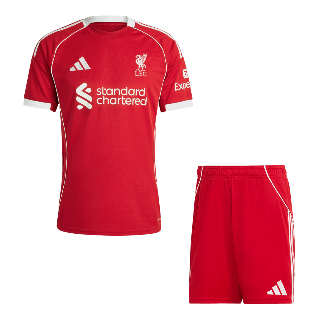 Liverpool Home Soccer Fan Jersey Kit 2025/26 - Pro Jersey Shop