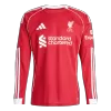Liverpool Home Soccer Long Sleeves Jersey Replica 2025/26 - Pro Jersey Shop