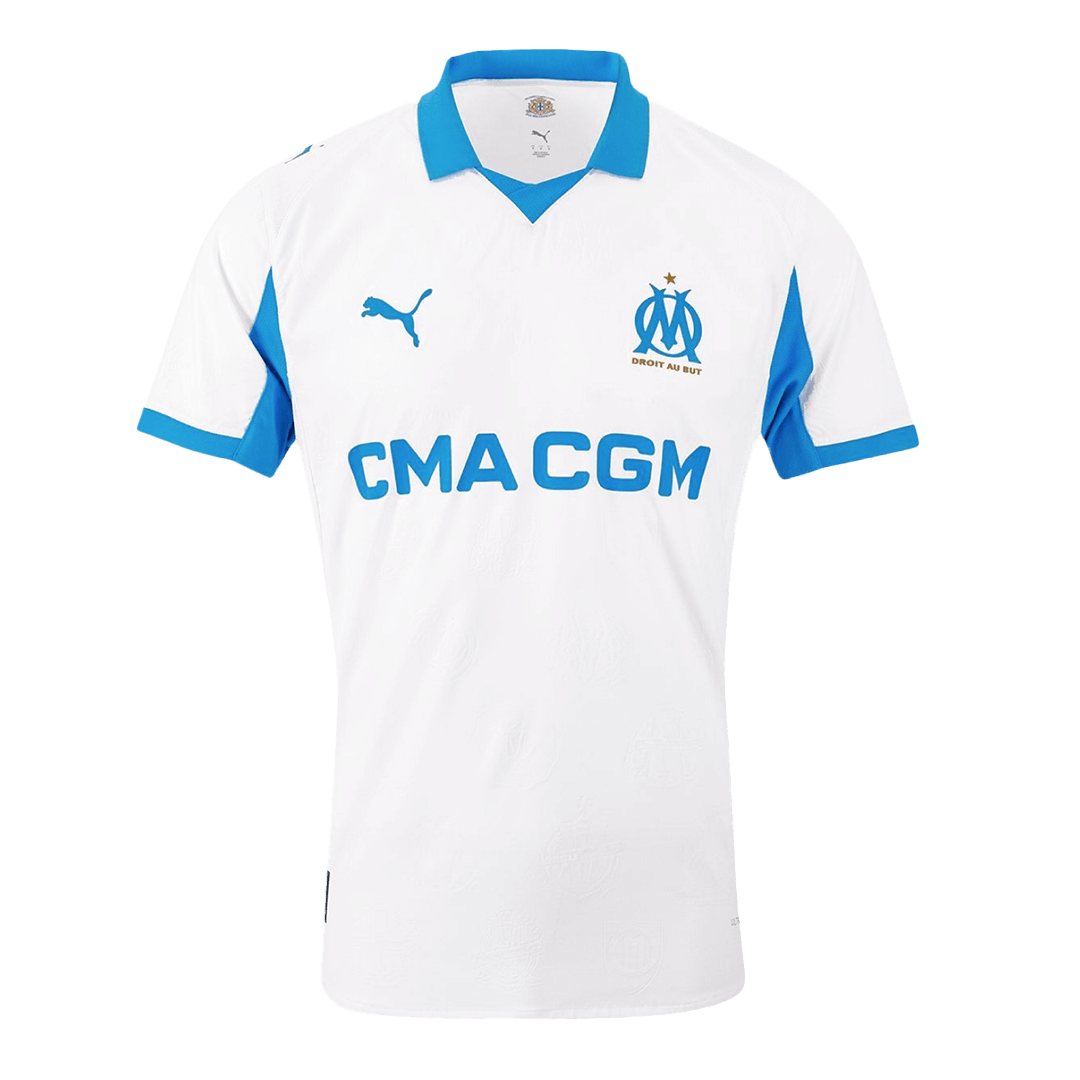 Marseille Home Soccer Jersey Authentic 2025/26 - Pro Jersey Shop