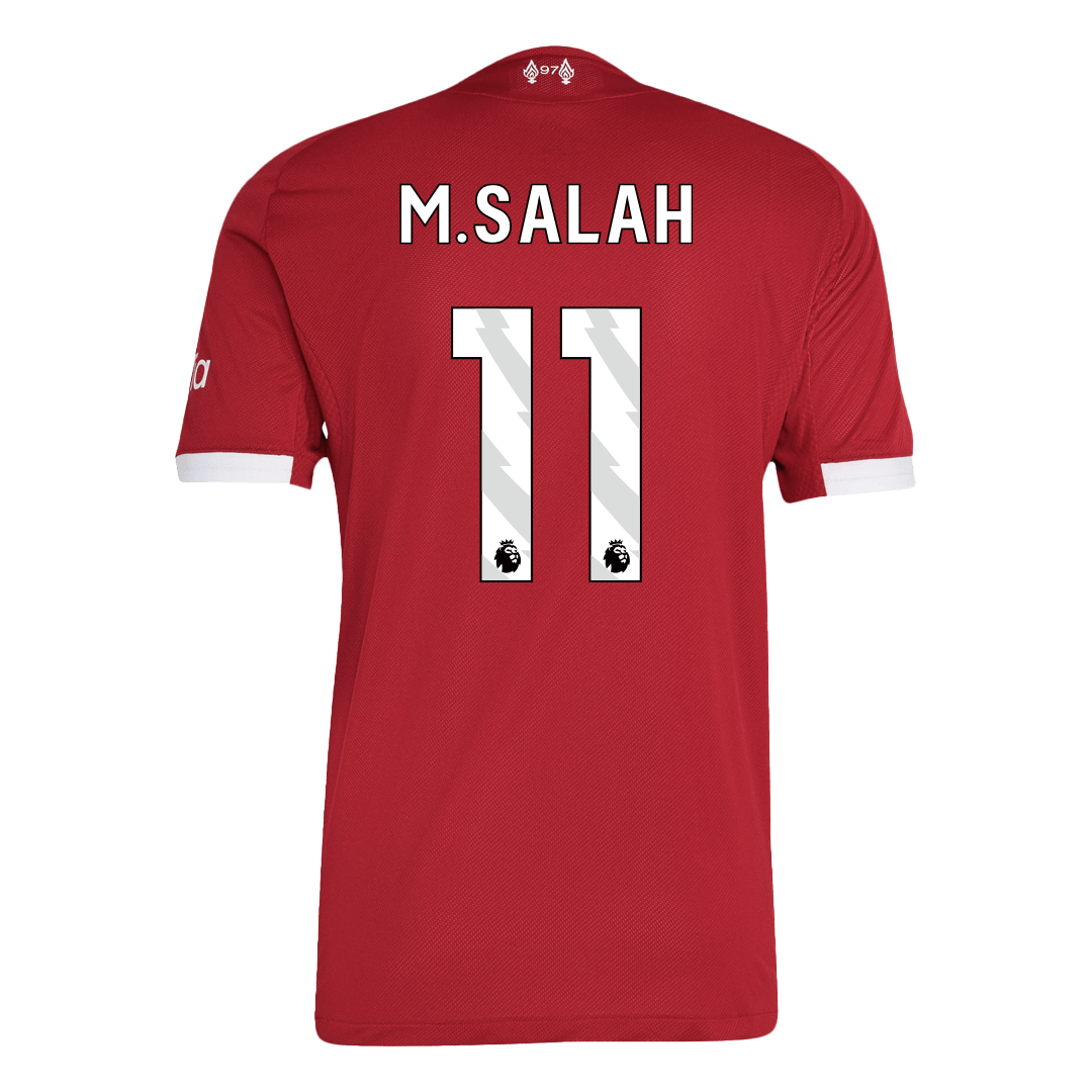 Liverpool M.SALAH #11 Home Soccer Jersey Authentic 2025/26 - Pro Jersey Shop
