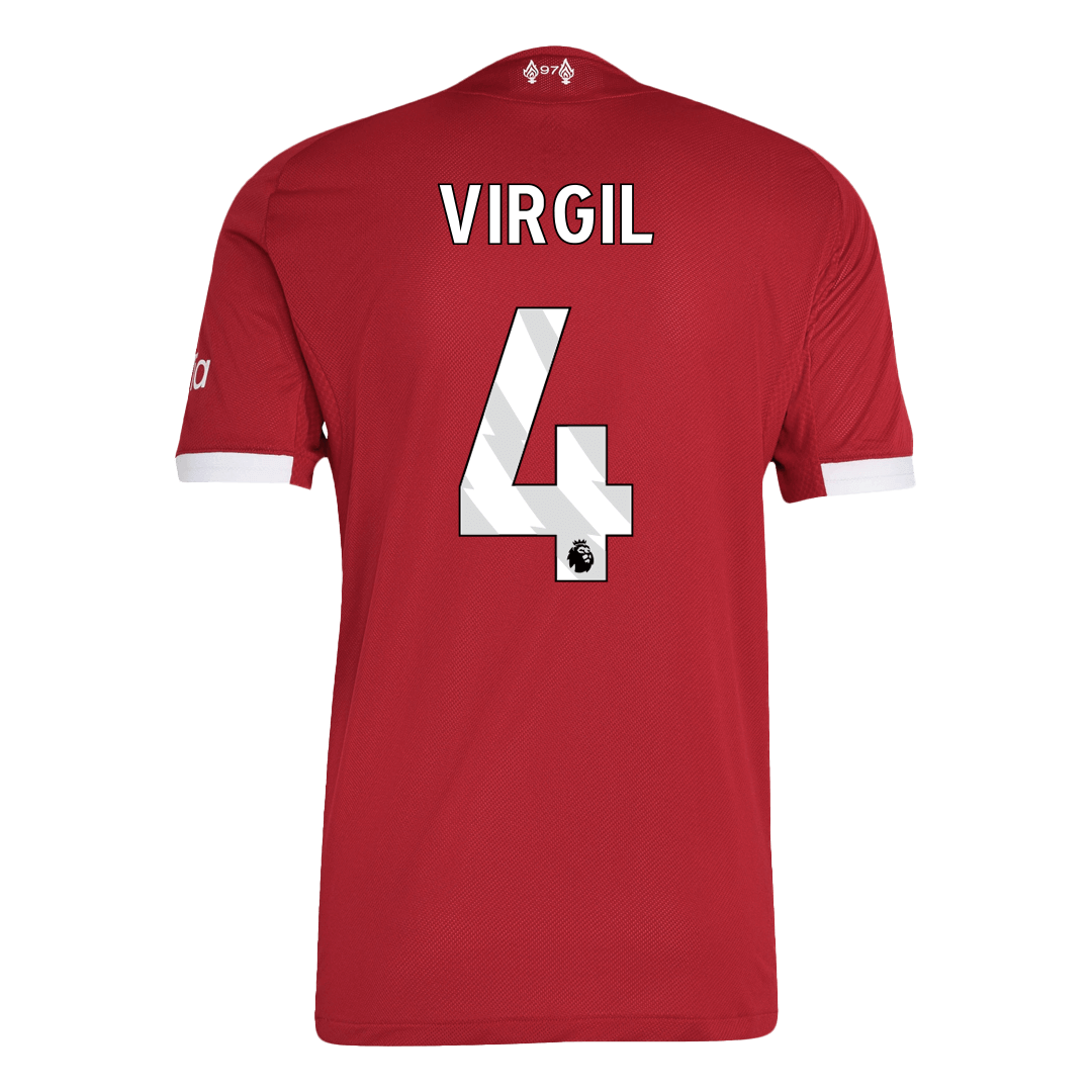 Liverpool VIRGIL #4 Home Soccer Jersey Authentic 2025/26 - Pro Jersey Shop