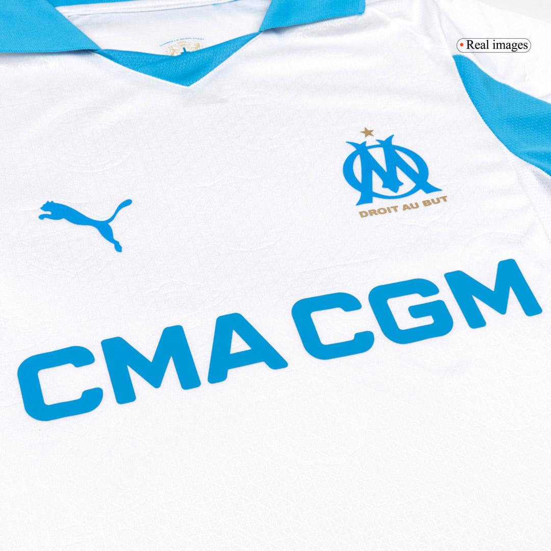 Marseille Home Soccer Jersey Authentic 2025/26 - Pro Jersey Shop