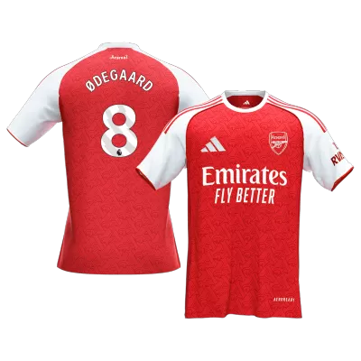 Men's ØDEGAARD #8 Arsenal Home Soccer Jersey Shirt 2025/26 - Fan Version - Pro Jersey Shop