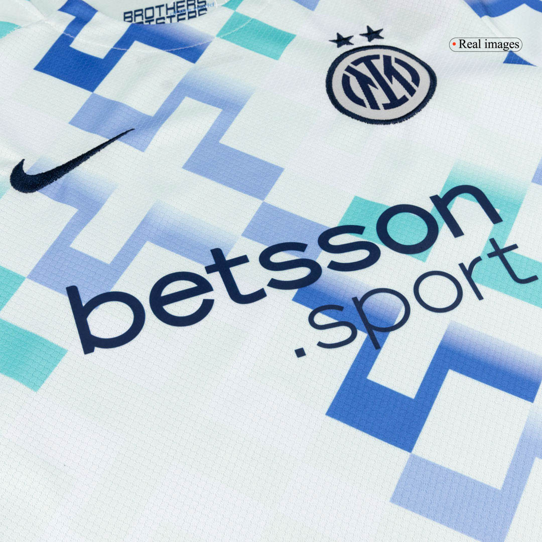 Kids Inter Milan Away Soccer Jersey Kit 2025/26 - Pro Jersey Shop
