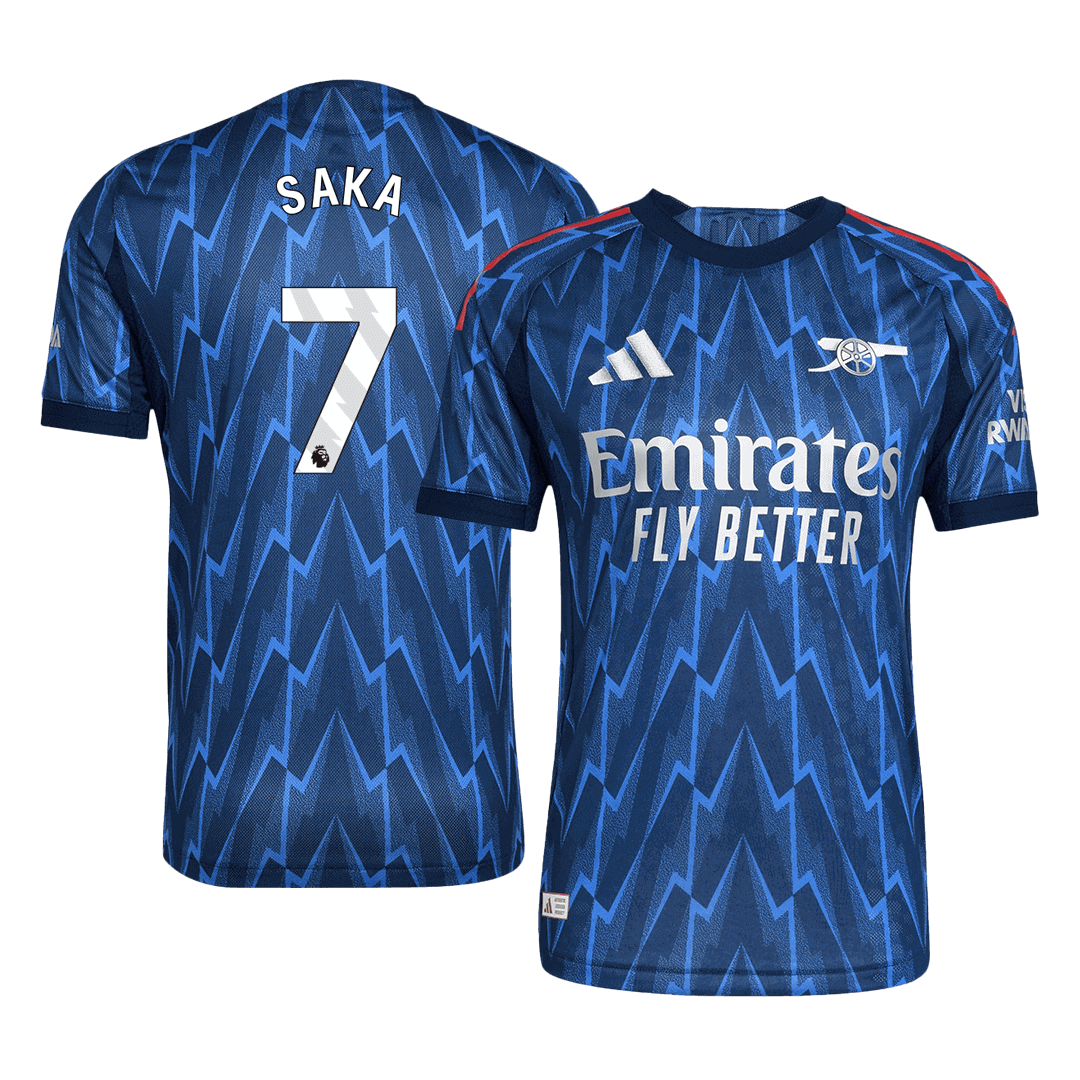 Arsenal SAKA #7 Away Soccer Match Jersey 2025/26 - Pro Jersey Shop