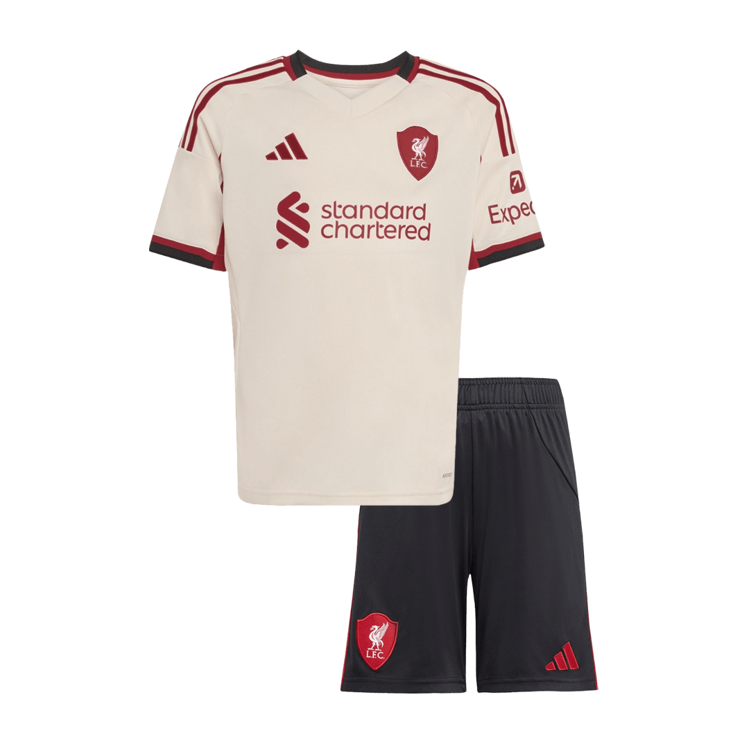 Kids Liverpool Away Soccer Jersey Kit 2025/26 - Pro Jersey Shop