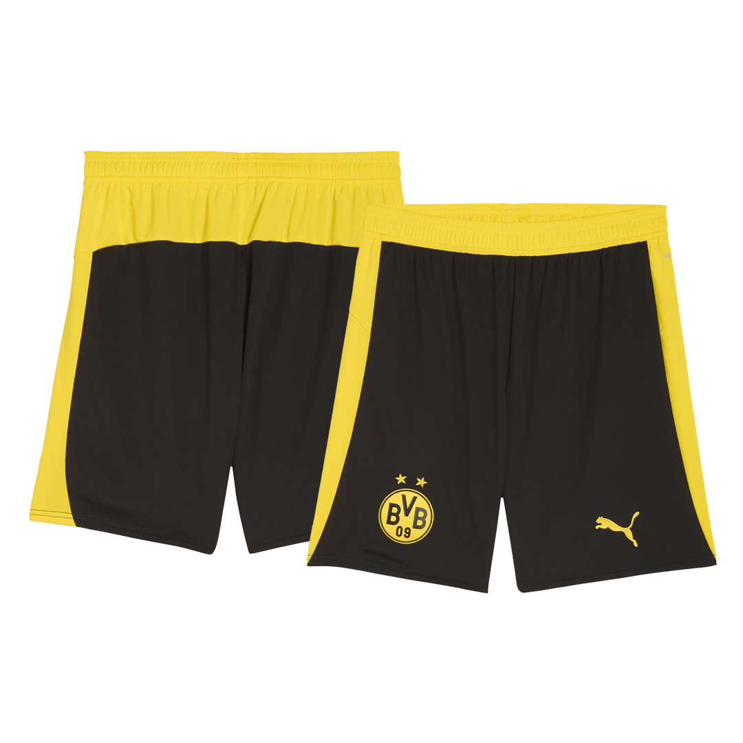 Borussia Dortmund Home Soccer Shorts 2025/26 - Pro Jersey Shop