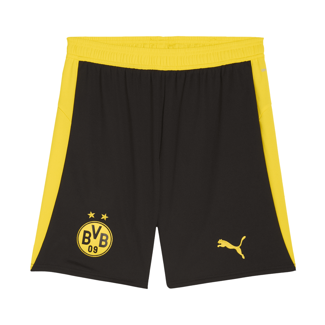 Borussia Dortmund Home Soccer Shorts 2025/26 - Pro Jersey Shop