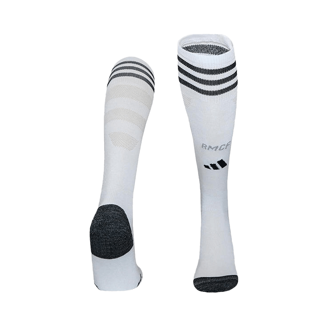 Kids Real Madrid Home Soccer Socks 2025/26 - Pro Jersey Shop