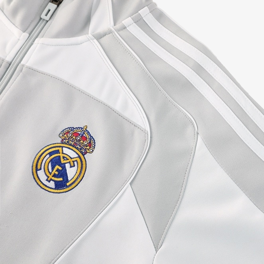 Real Madrid Home Training Jacket 2025/26 - Gray - Pro Jersey Shop