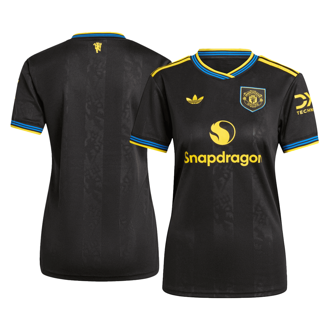 Women Manchester United Third Away Soccer Jersey 2025/26 - Pro Jersey Shop