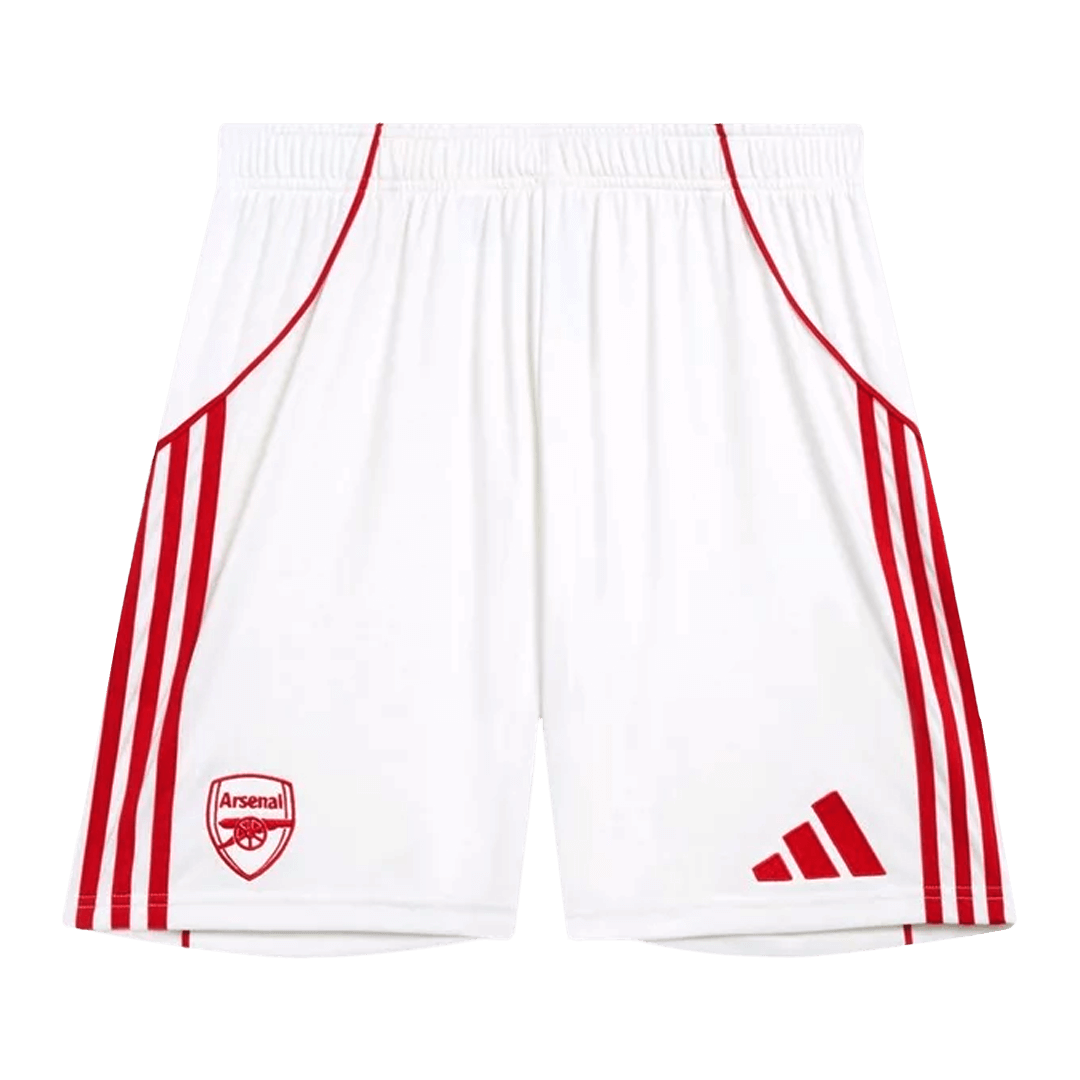 Arsenal Home Soccer Shorts 2025/26 - Pro Jersey Shop