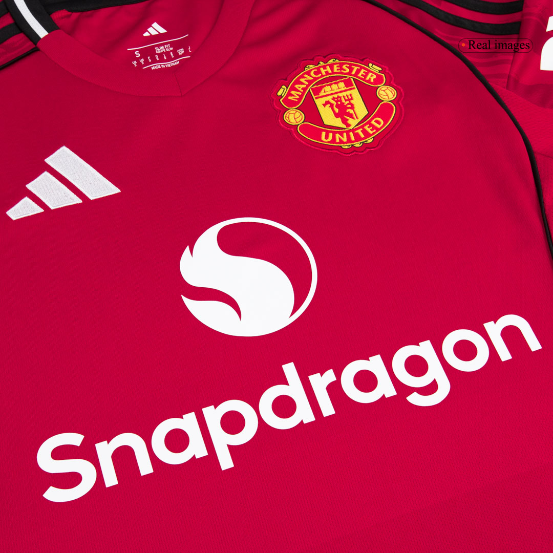 Manchester United Home Soccer Fan Jersey 2025/26 - Pro Jersey Shop