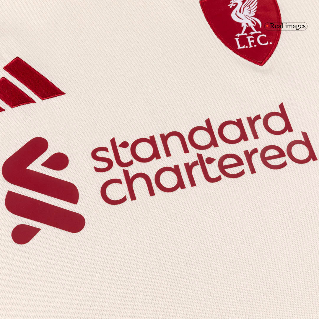 Liverpool Away Soccer Long Sleeves Jersey Replica 2025/26 - Pro Jersey Shop