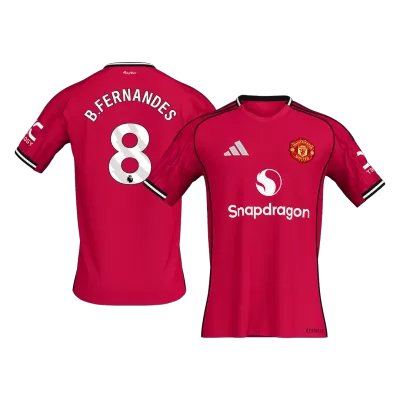 Manchester United B.FERNANDES #8 Home Soccer Jersey Replica 2025/26 - Pro Jersey Shop