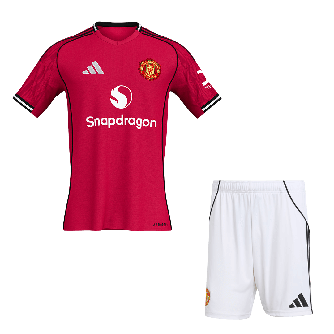 Manchester United Home Soccer Fan Jersey Kit 2025/26 - Pro Jersey Shop