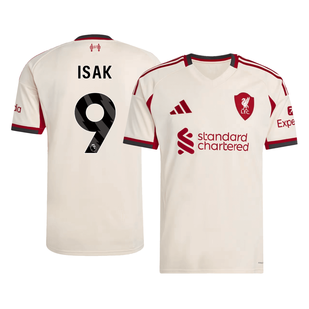 Liverpool ISAK #9 Away Soccer Jersey Replica 2025/26 - Pro Jersey Shop