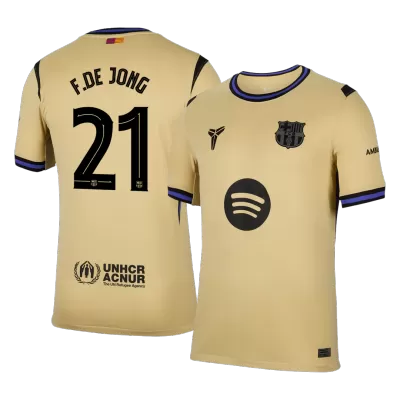 Barcelona F.DE JONG #21 Away Soccer Jersey Replica 2025/26 UCL - Pro Jersey Shop